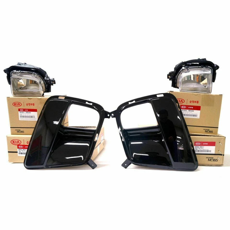 Nuevo juego de cableado de cubierta de luz antiniebla izquierda derecha OEM para Kia Forte Koup Cerato 10-13 Foto 4 de 4