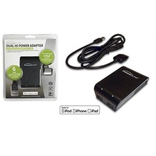 PowerLine 90342 4.2 amps total DUAL HI-Power USB Wall Charger w/6' Sync Cable
