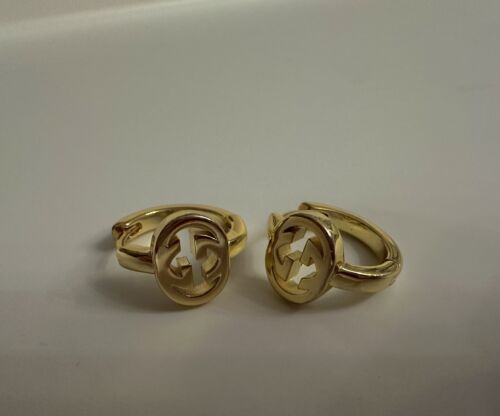 Gucci gold hoop earrings - Picture 6 of 11