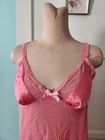 Victoria's Secret Angels Pink Heart Print Stretch Mesh Babydoll Sz M — photo 3