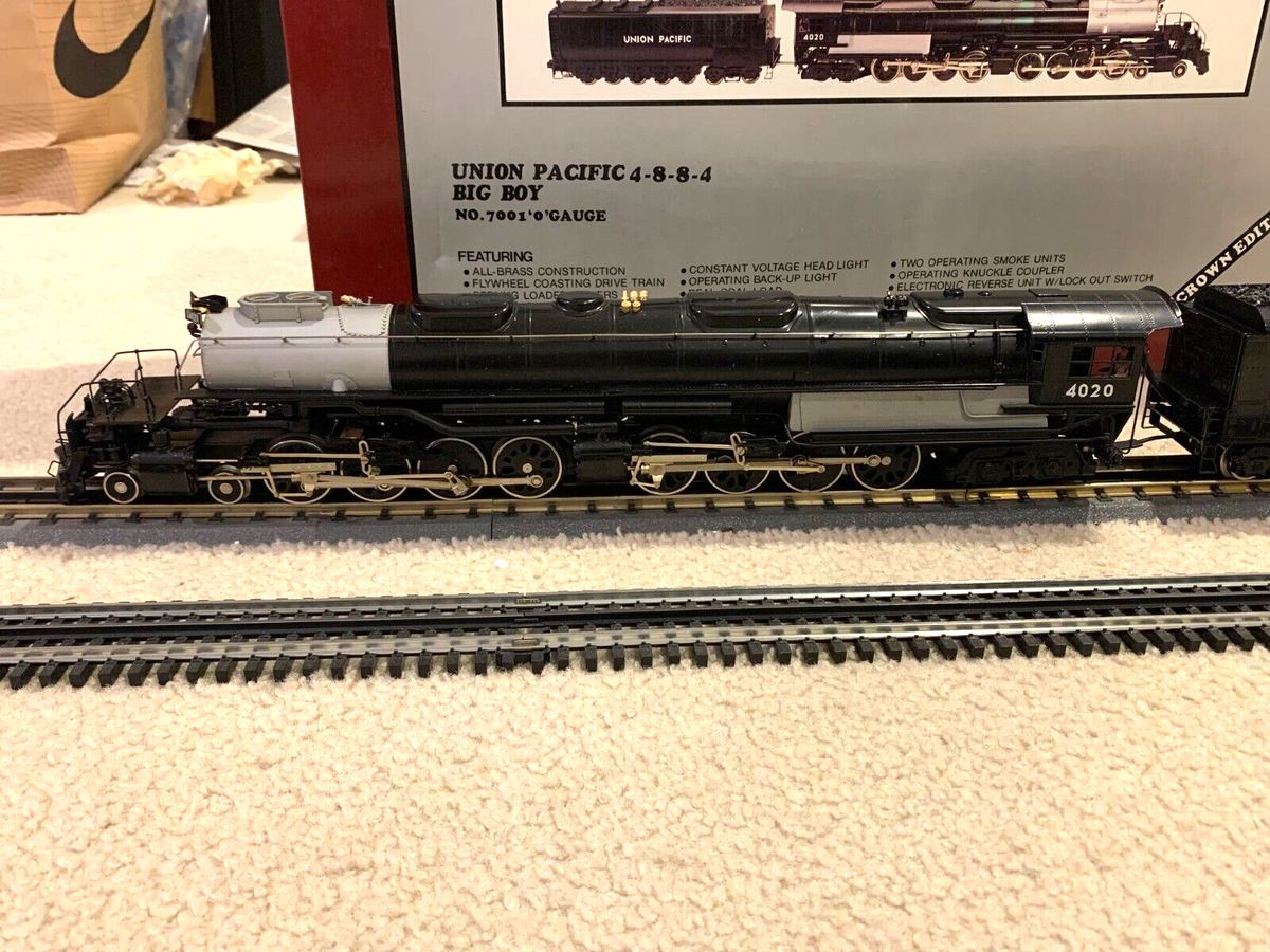 Williams Union Pacific Brass 4-8-8-4 Big Boy Steam Locomotive 4020  Upgraded