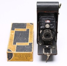 EASTMAN KODAK NO. 2A FOLDING HAWK-EYE MODEL B, BOXED - ART DECO