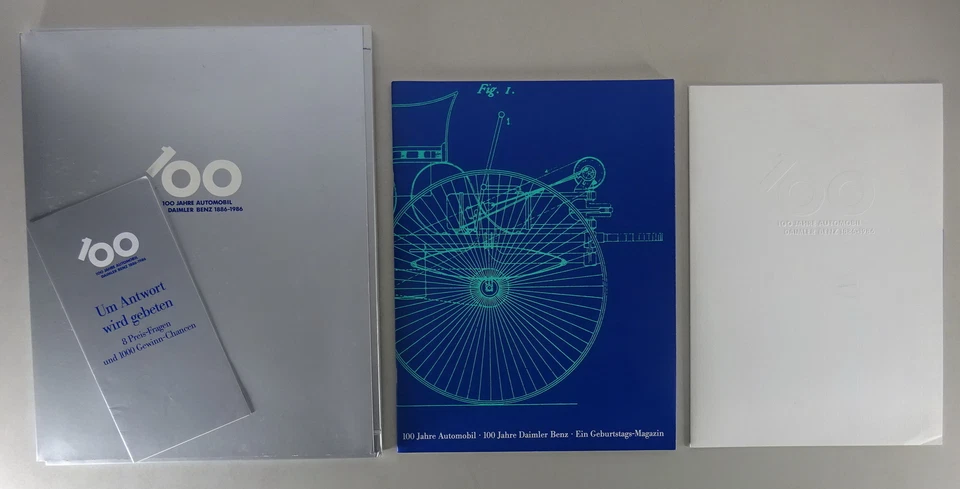 Brochure/Schmuck-Prospekt Daimler-Benz 1886 - 1986 100 Anni Automobi - Immagine 2 di 4