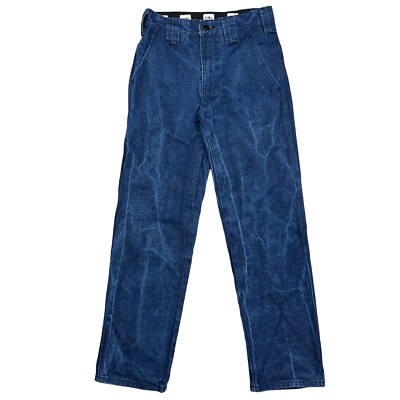 County FB Jeans Denim Straight Leg Workwear Heavy Cotton Blue Mens
