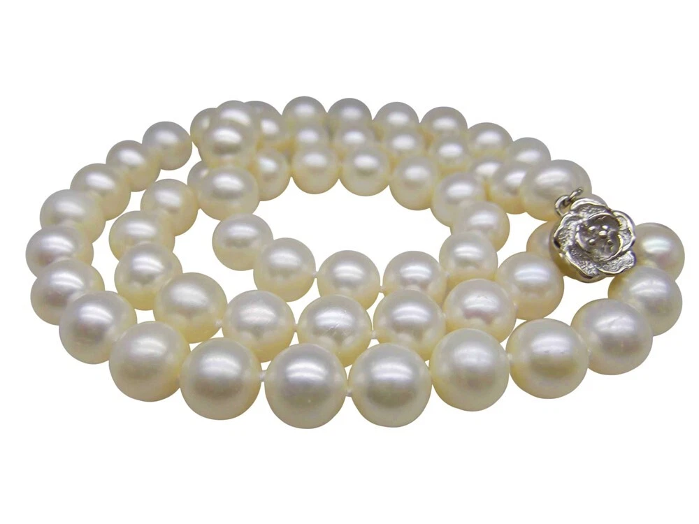 6-7mm Round Freshwater Pearls, White (16 Strand)