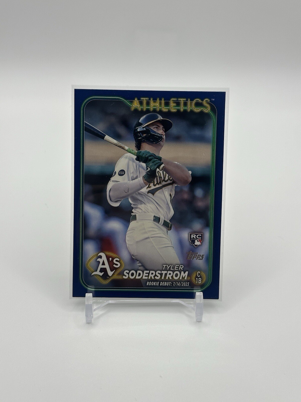 2024 Topps Update #US116 Tyler Soderstrom Royal Blue Oakland Athletics Free S&H