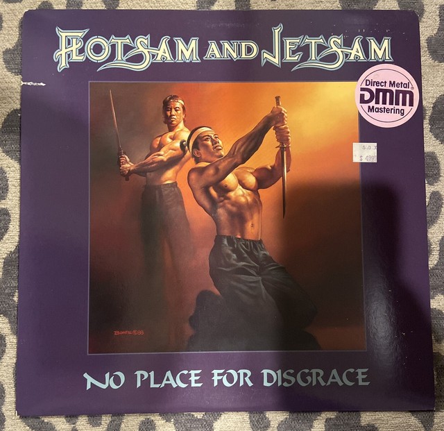 Flotsam and Jetsam No Place for Disgrace 1988 Vinyl LP 1st US Press VG
