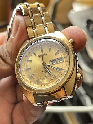 1979ブジゲン製GrecoSS600？500？フルオリジナル Seiko 6139-6015 Vintage Gold Bruce Lee Watch With Original