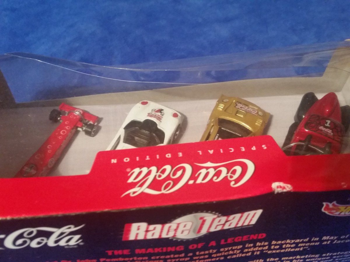 Hot Wheels Coca Cola Race Team Special Edition 4 Pack - Coke | eBay