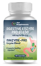 Digestive Enzymes Supplement - Makzyme Pro Enzyme Blend-Support Digestive Health