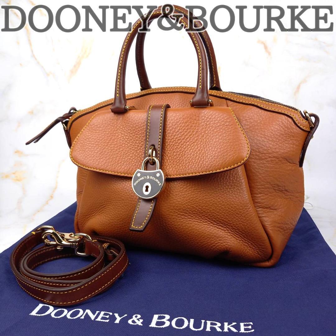 Authentic Dooney&Bourke y2k tote bag shoulder hand 2way leather  