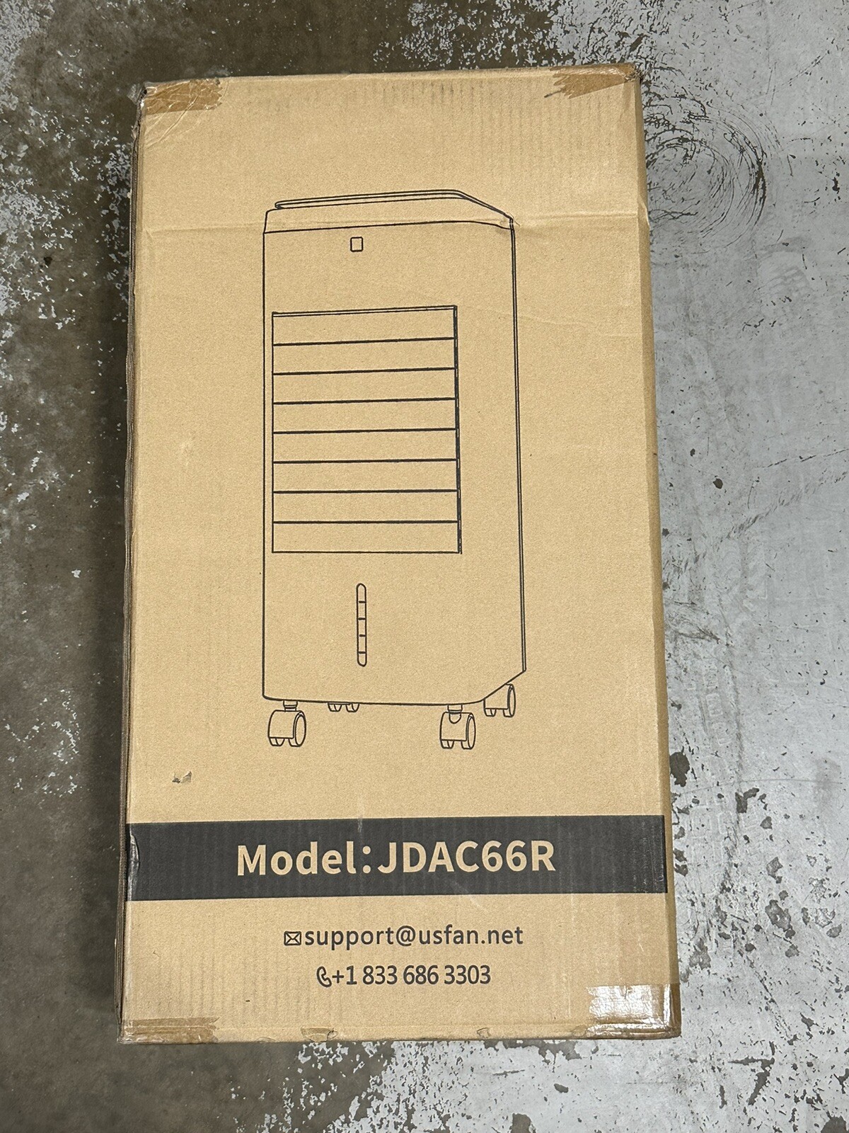 Portable Evaporative Air Cooler, JDAC66R, Swamp Cooler Air Conditioner eBay