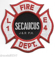  Secaucus  Engine-4 / Ladder-1, New Jersey (3.5" x 3.5" size) fire patch