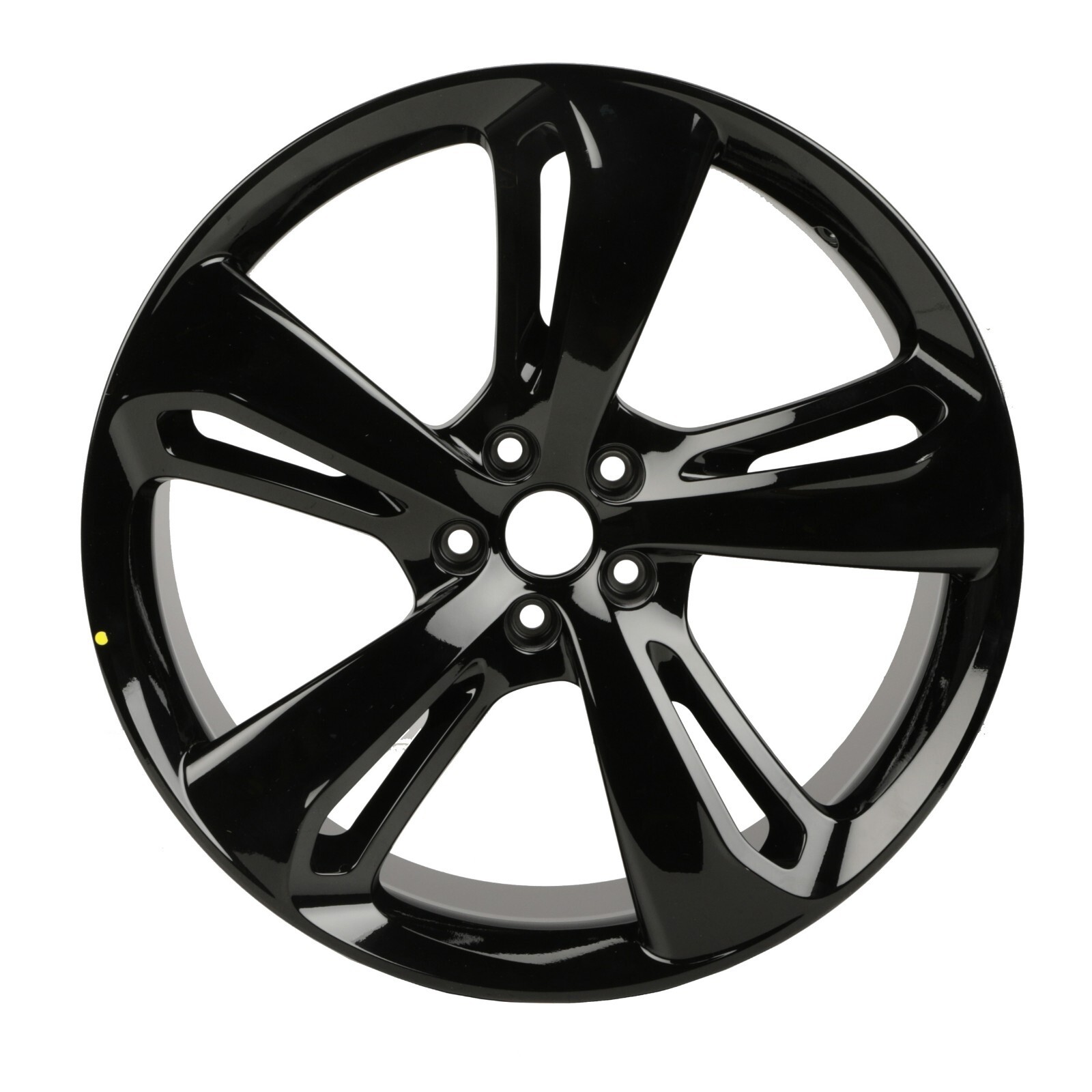 GENUINE BENTLEY 21" 5 SPOKE ALLOY WHEEL (Gloss Black) (Right Side) (3W0601025FS)