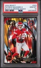 2024 PANINI SELECT BLACK & ORANGE SHOCK #223 PATRICK MAHOMES II PSA 10