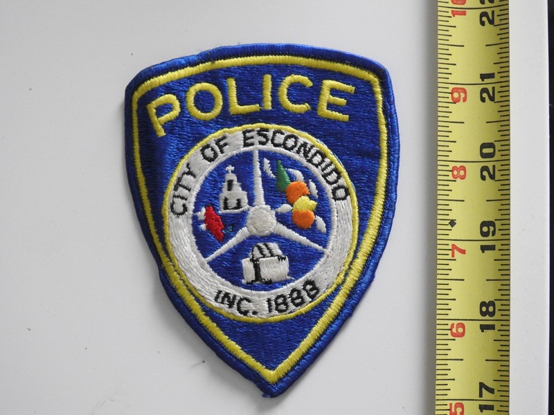 Escondido, California  Police patch, 1888