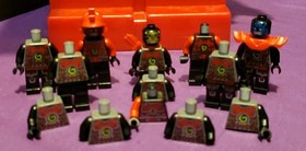 LEGO Ninjago Minifigure Lot Stone Army Warrior PARTS Red Yellow Blue *Read Desc*
