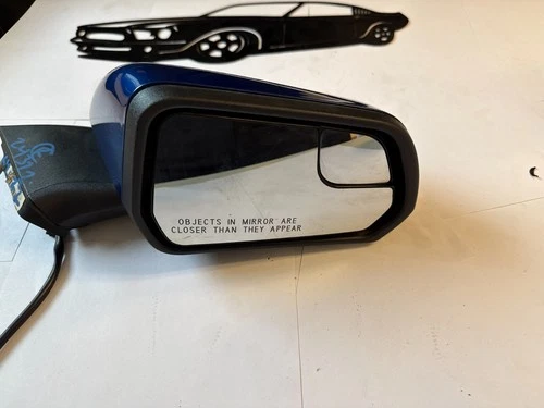 Passenger Side View Mirror Power Spotter Glass Fits 15-20 MUSTANG
