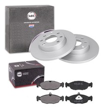 ABS BREMSSCHEIBEN 236mm + BELÄGE VORNE passend für OPEL ASTRA F + CORSA A+B