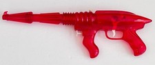 COSMIC WATER GUN IN TRANSLUCENT RED SQUIRT RAY GUN 1960's -70's SCUFFS SCRATCHES