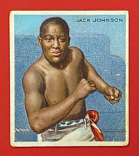 Original 1910 JACK JOHNSON ~T218 CHAMPIONS ~MECCA CIGARETTES ~Boxer Tobacco Card