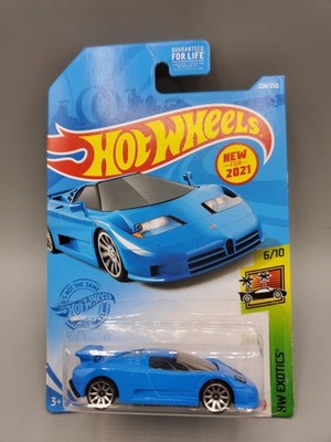 Hot Wheels HW Exotics Series Blue 94 Bugatti EB110 SS