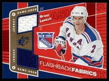 2007-08 SPx Flashback Fabrics Brian Leetch New York Rangers #105