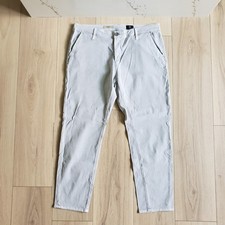 AG Pants Mens 31 Grey Tristan Tailored Trouser Tapered Chino Adriano Goldschmied