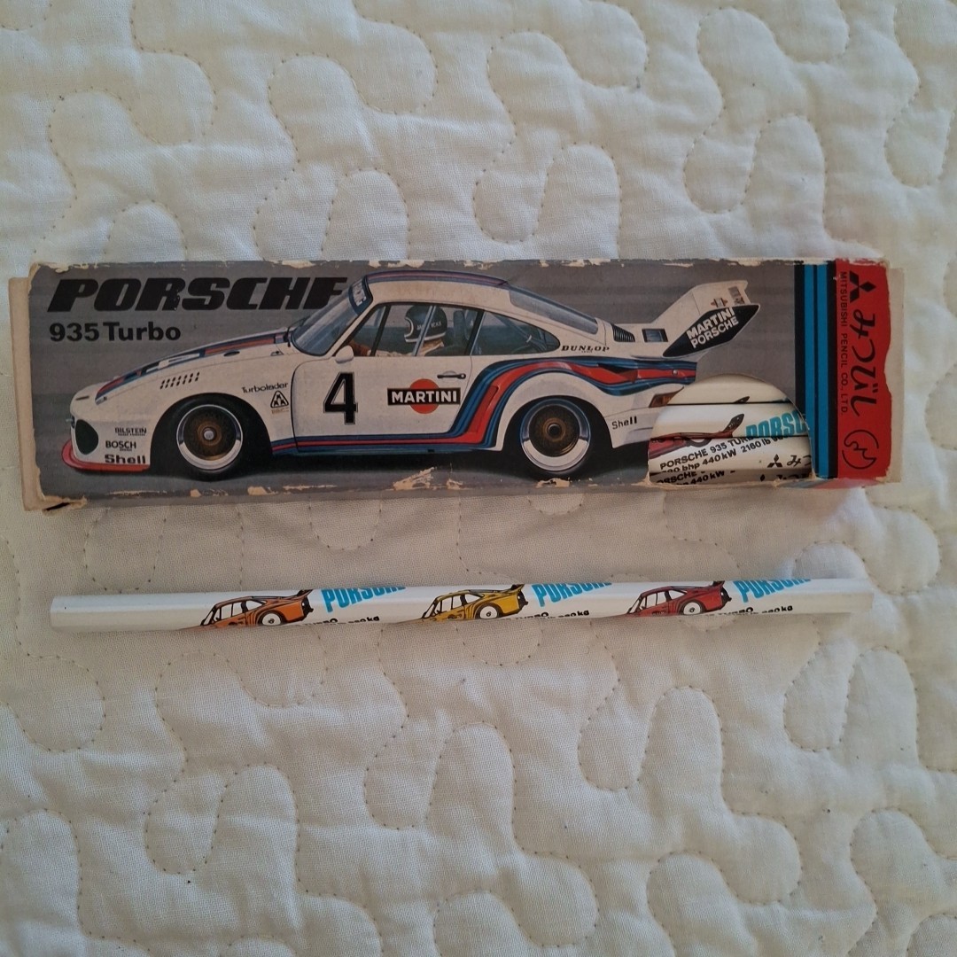 Porsche 935 Box 12 Pencils Mitsubishi Pencil HB Retro Vintage