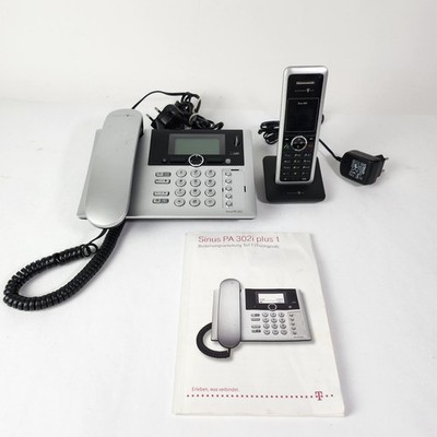 Telekom Sinus PA 302i plus 1 Telefon Set Schnurlostelefon Tischtelefon