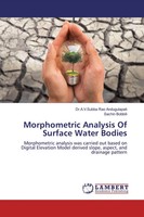 A. V. Subba Rao Andugulapati (U. A.) | Morphometric Analysis Of Surface Water...