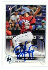 2026 Historic Autographs Payton Henry IP Auto (RB)