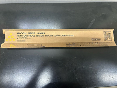 Ricoh Genuine Yellow Laser Toner Cartridge for MP C3000 C3030 LD430c 841339