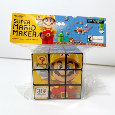 Super Mario Maker (Nintendo Wii U) Promo Rubik's Cube Rubix Puzzle NEW 2015