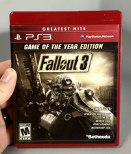 Fallout 3 Game of the Year Edition - (Sony PlayStation 3, 2008) Greatest Hits
