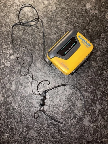 Vintage Sony Sports Walkman - Portable Cassette Tape Player WM-A53
