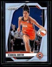 Veronica Burton Silver Prizm 2024 Panini Prizm WNBA #35 Sun