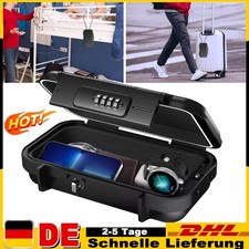 Tragbarer Tresor mit Zahelncode Mini Tresor Zahlenschloss Reise Safe Box 2026