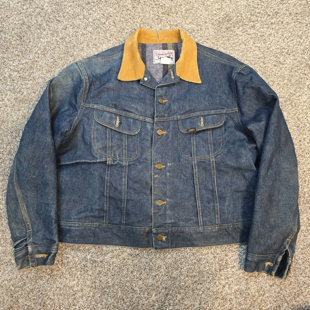 lee storm rider jean jacket products for sale | eBay