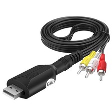 USB Audio Video Capture Card VHS VCR to Digital Converter