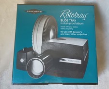 Sawyers NEW Projector Rototray Slide Tray Holds 100 2x2 Slides Without Spilling