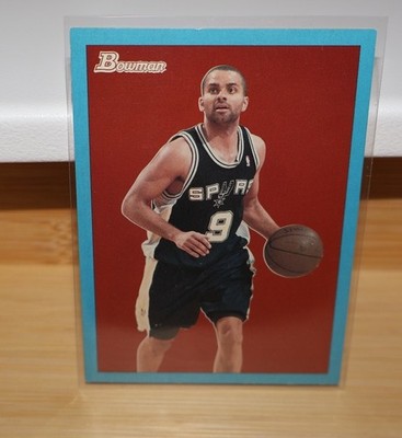 2009-10 Topps Bowman '48 Tony Parker San Antonio Spurs #70 /1948 Blue Border