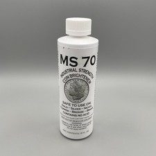 MS70 solution éclaircissante pour pièces de monnaie force industrielle or argent cuivre 8 oz