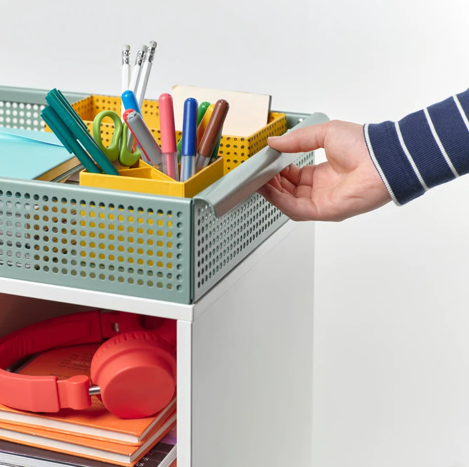 Carro utilitario IKEA OVNING, blanco/gris-verde, 21 1/4x13 " 505.170.05 - NUEVO Foto 4 de 4