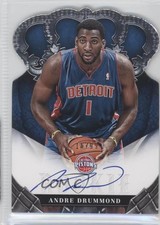 2012 Preferred Rookie Crown Royale Signatures 16/99 Andre Drummond #446 Auto 9w8
