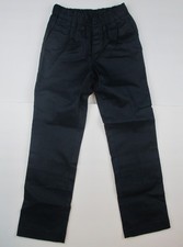 LANDS END Navy School Uniform Elastic Waist Pull-On Chino Pants Girls 14 NEW
