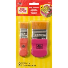 Plaid:Craft MP24780 Mod Podge Brush Set 1" & 2" 2/Pkg-