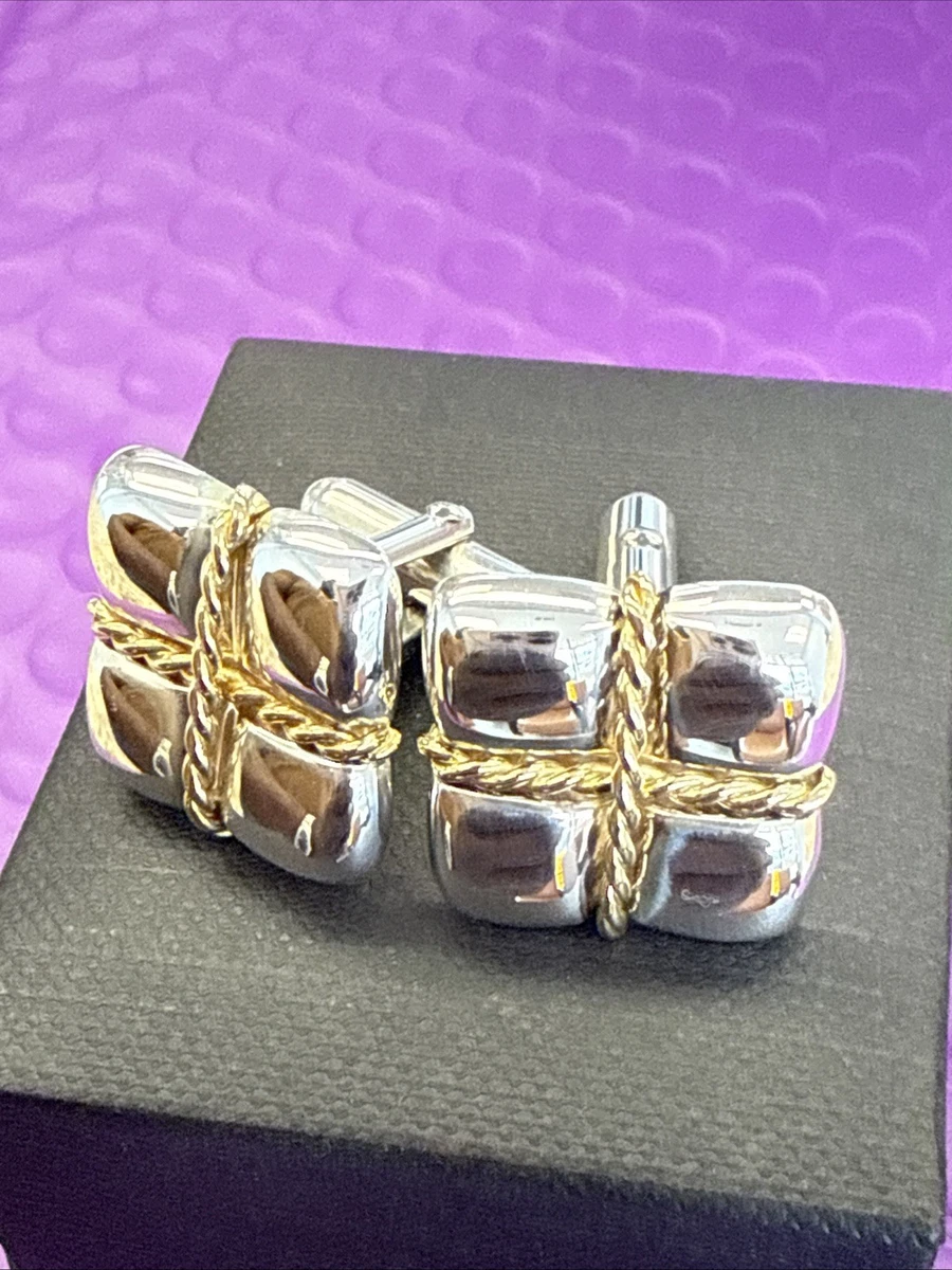 Tiffany & Co. Sterling Silver Gold Cufflinks for Men for sale | eBay