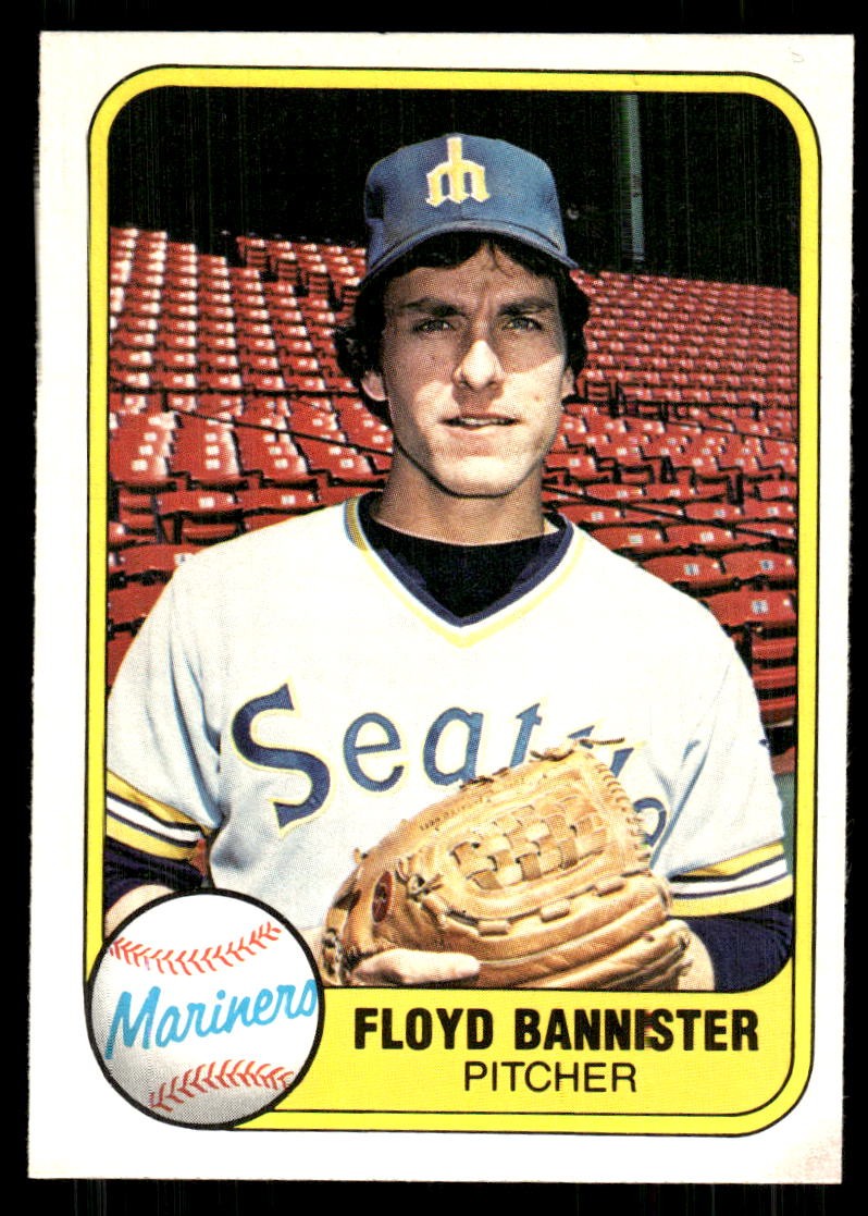 Floyd Bannister 1981 Fleer #599 Mariners FREE SHIPPING StackedPacks