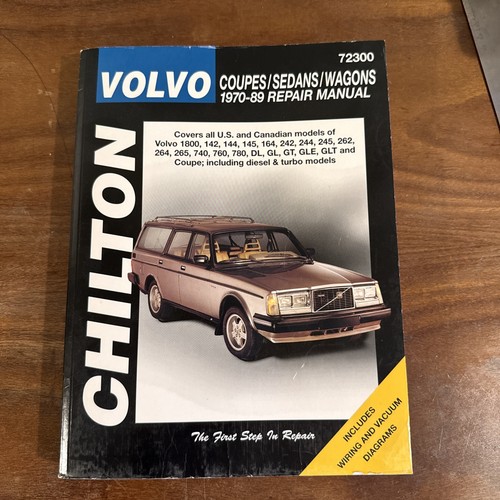 Chilton Volvo 1970-1989 Coupes Sedans Wagons Repair Manual #72300